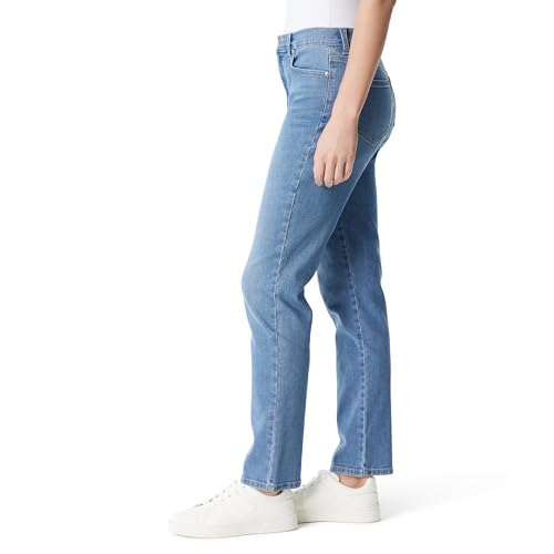 Gloria Vanderbilt Women's Amanda Classic High Rise Tapered Jean Standard, Grand Rapids Whiskers