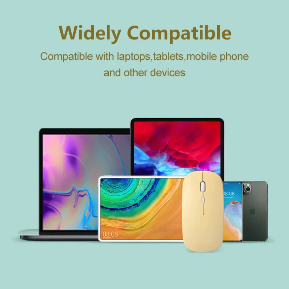 Colorful Wireless Bluetooth Silent Mouse
