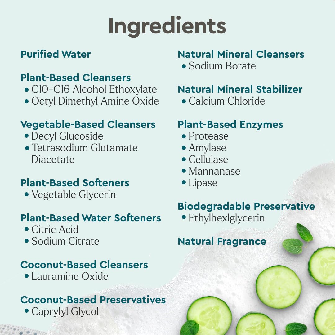 Puracy Pet Stain and Odor Remover - Enzyme Cleaner for Dog Urine and Poop Carpet - Cat Pee Enzyme for Cat Urine Cleaner Destroyer - Cucumber & Mint, 25oz