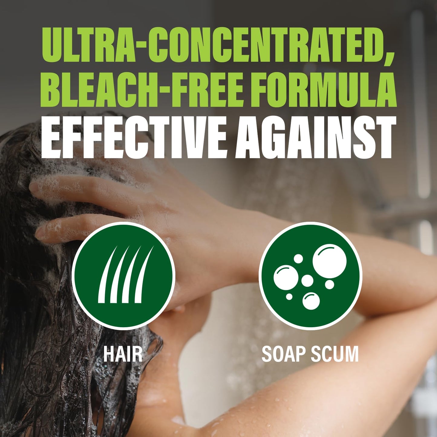 Green Gobbler Ultra Concentrated Drain Clog Remover & Cleaner | Powerful Hair, Grease & Soap Dissolver for Bathroom, Kitchen, Shower, Sink & Toilet | Safe for Pipes & Septic Systems | 2 Pack