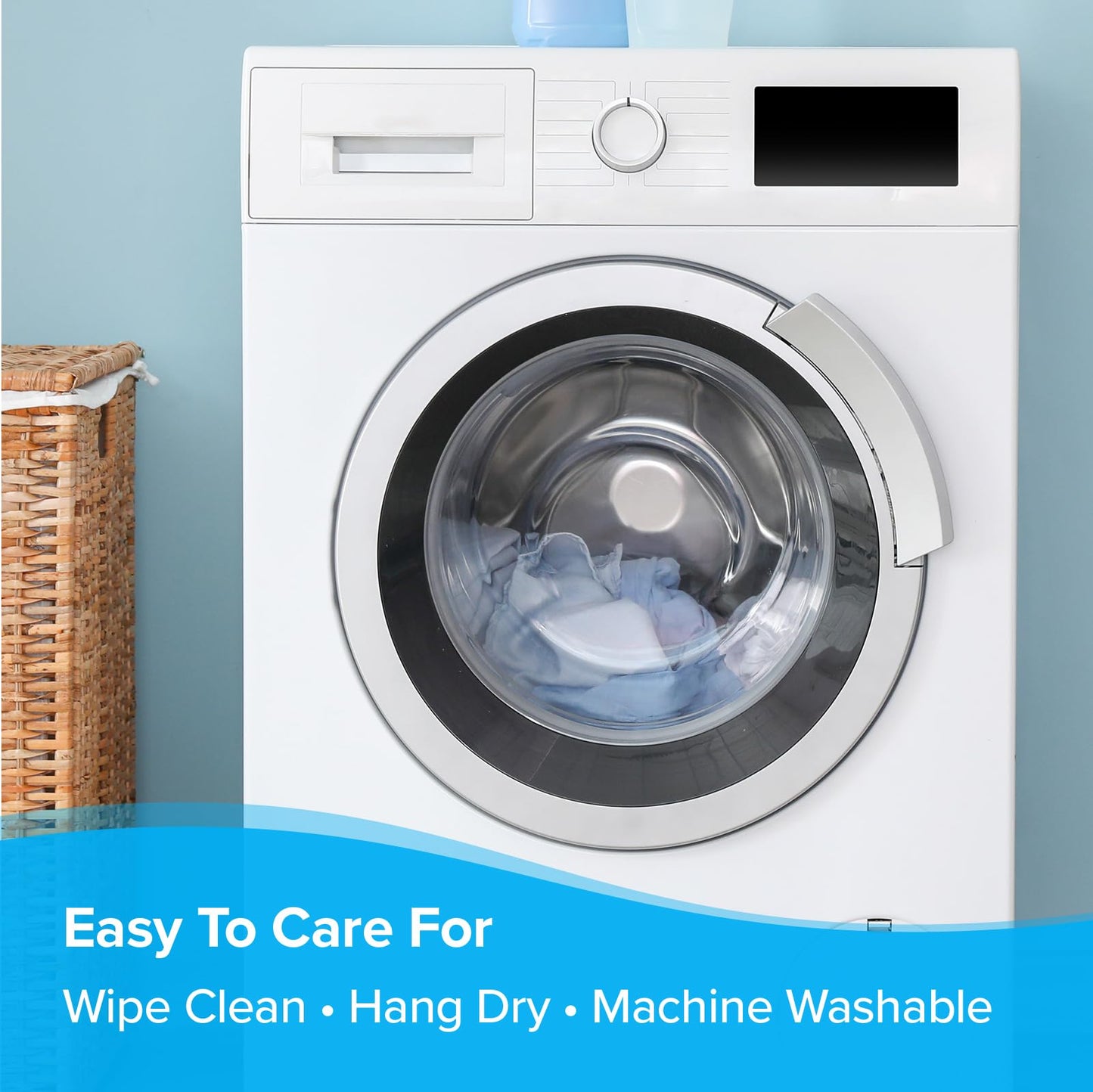 SlipX Solutions Power Grip Extra Long Bath Tub & Shower Mat 39x16, Wet Floor Non-Slip for Elderly & Kids Bathroom, 30% Longer Bathtub Mats, 200 Suction Cups, Drain Holes (1, Navy)