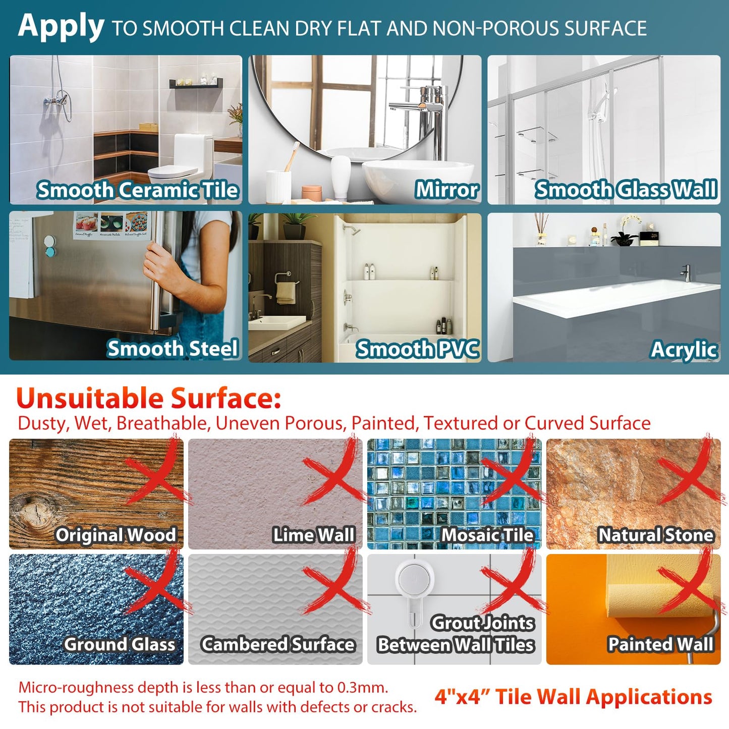 TAILI Grab Bars for Bathtubs and Showers 2 Pack Suction Grab Bar, Heavy Duty Shower Handle Removable Bath Handrails for Seniors and Elderly, Bathroom Safety Grip No Drilling Waterproof,Grey