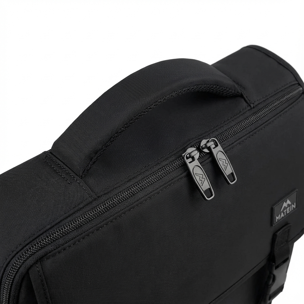 Nylon Messenger Bag – Water-Resistant 15.6″ Laptop Crossbody